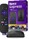Roku Express | HD Roku Streaming Device with Standard Remote (no TV controls), Free & Live TV