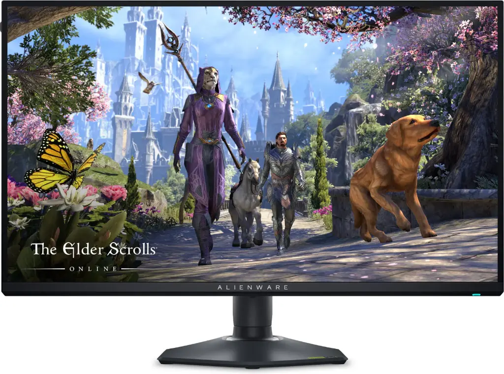 Dell Alienware AW2725QF Gaming Monitor, 27" IPS Display, Up to 4K UHD Resolution, Up to 360Hz Refresh Rate, 0.5ms (GtG) Response Time, NVIDIA G-Sync Technology, Black | 210-BNHT
